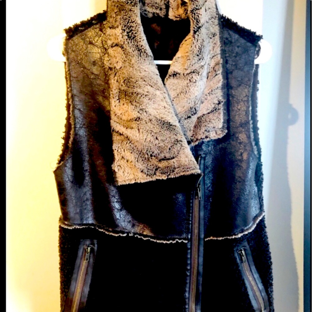 SHEARLING VEGAN COAT